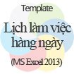 Lịch làm việc hàng ngày